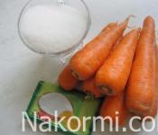 Paggawa ng candied carrots Recipe ng carrot wedges